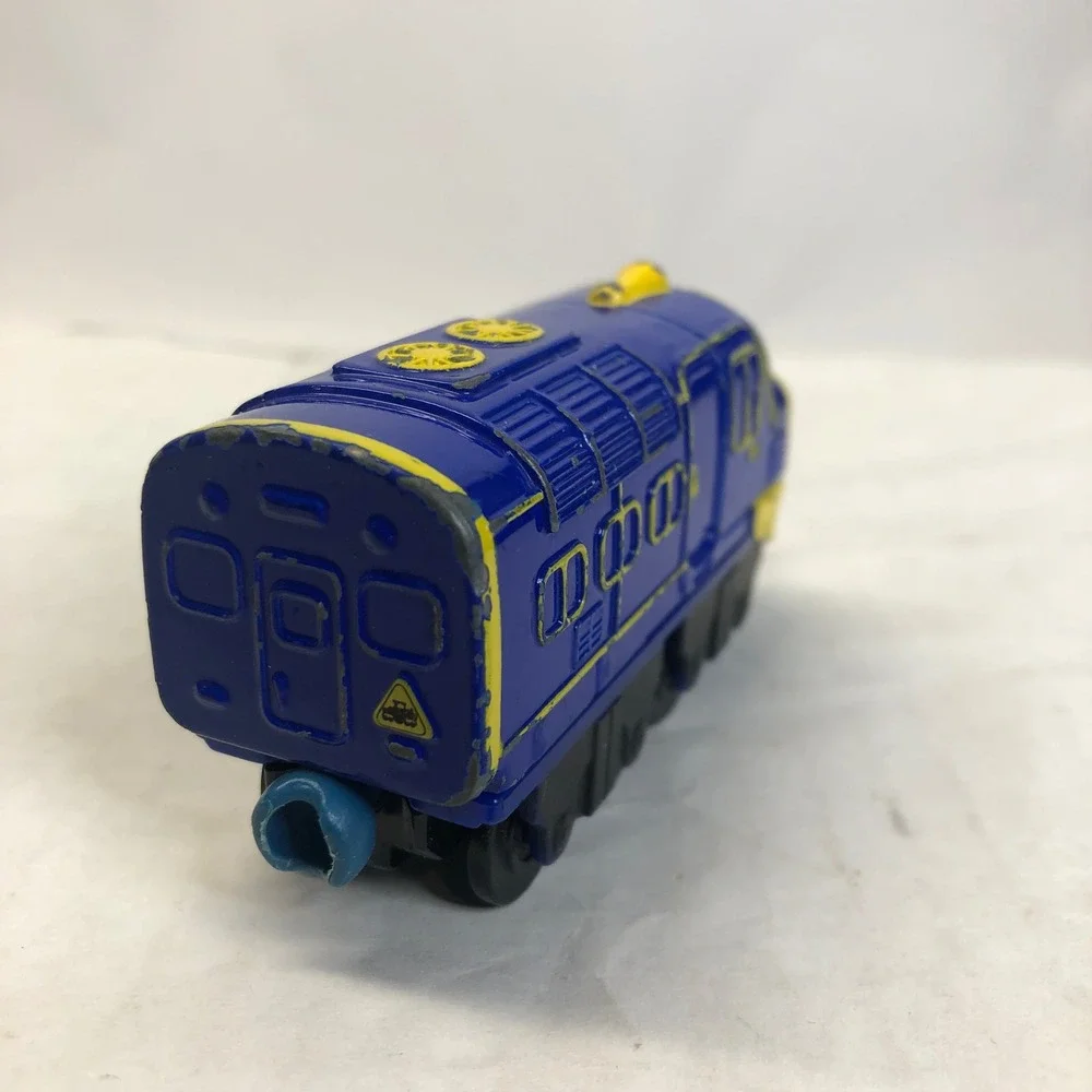 Chuggington Brewster Train‎ Toy Blue Yellow Die-cast Metal